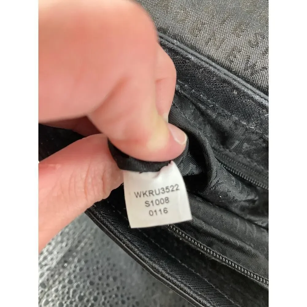 KATE SPADE, SMALL BLACK SAFFIANO LEATHER CROSSBODY BAG (ASIS)